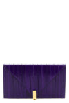 the giuseppe zanotti tuxedo clutch defines a rigorous aesthetic through clear