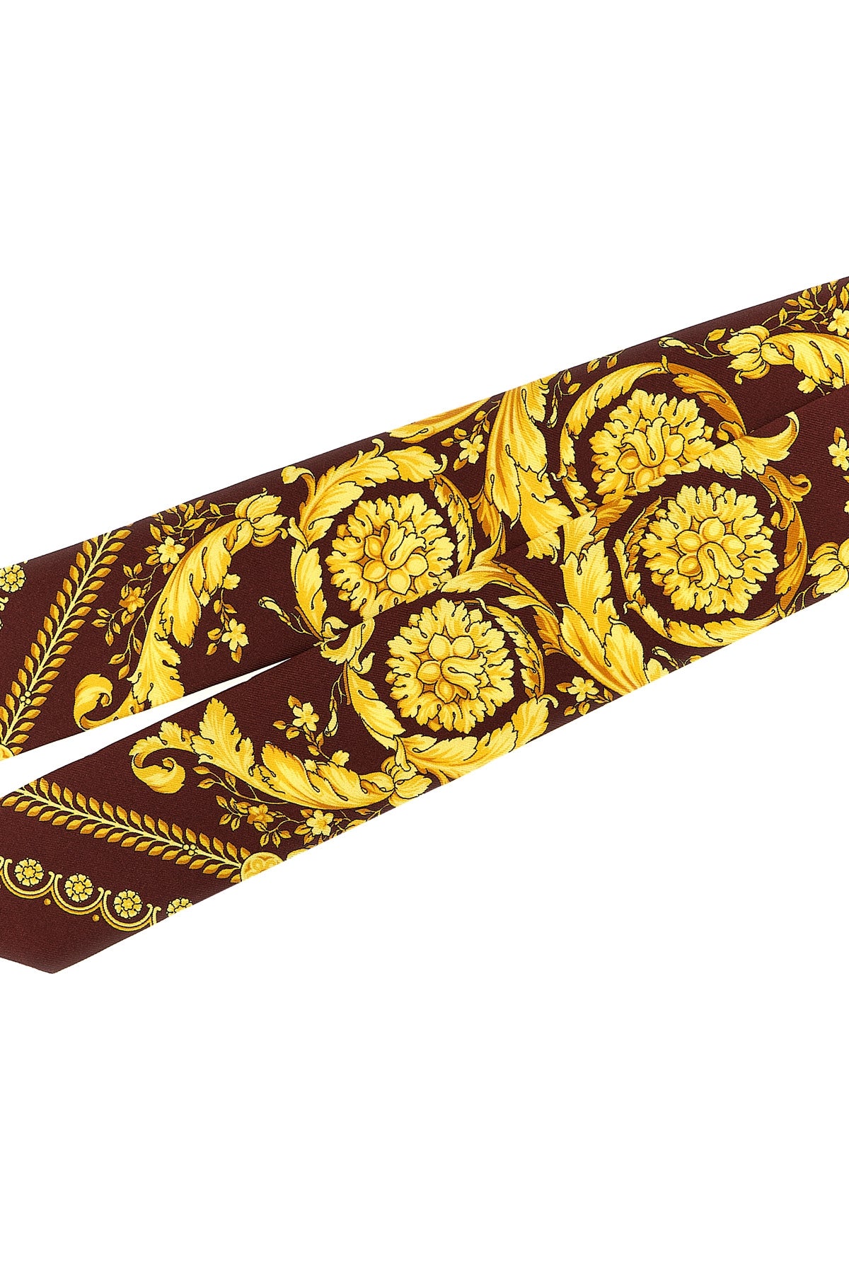 bandeau in silk twill