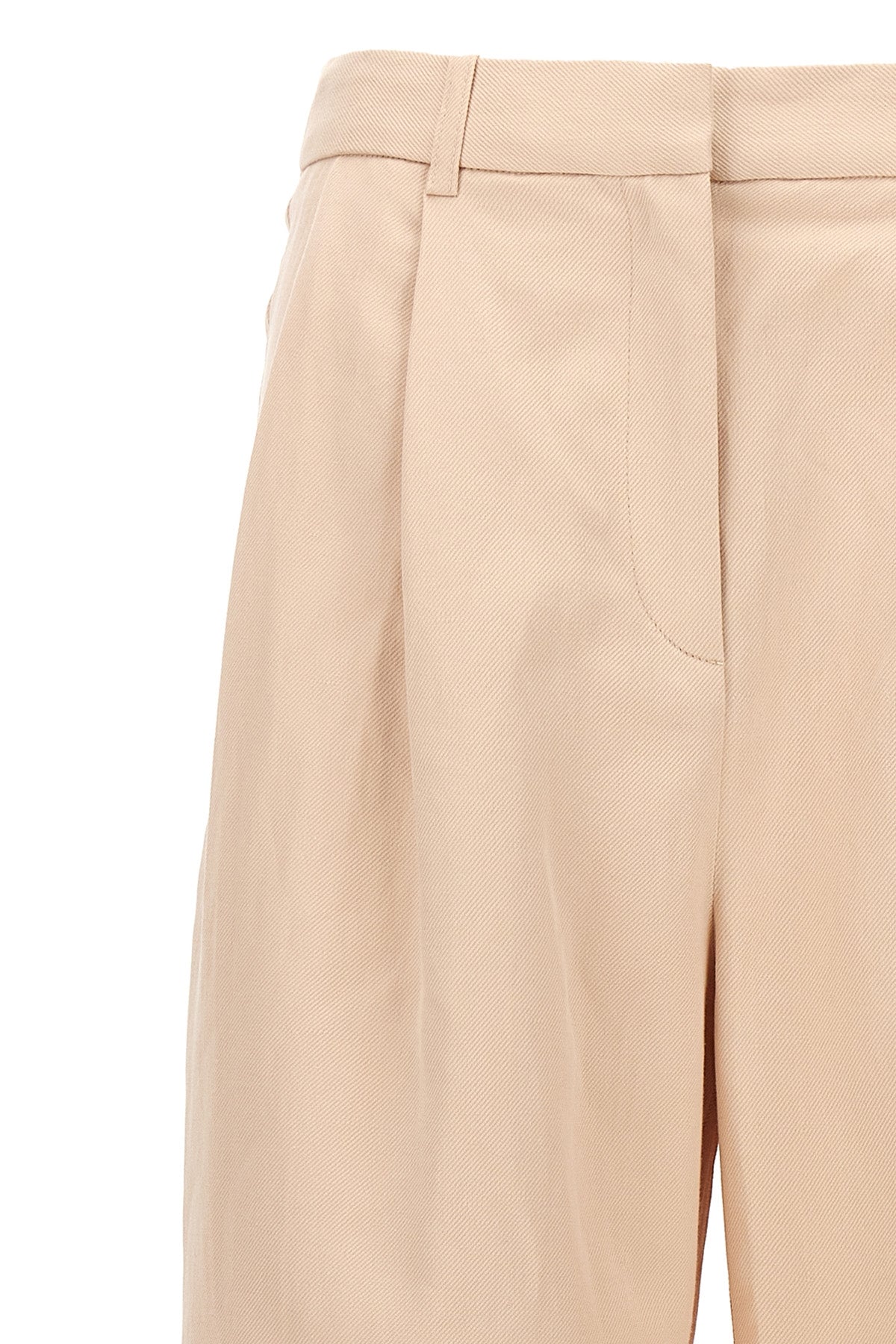 idai cotton and linen blend pants