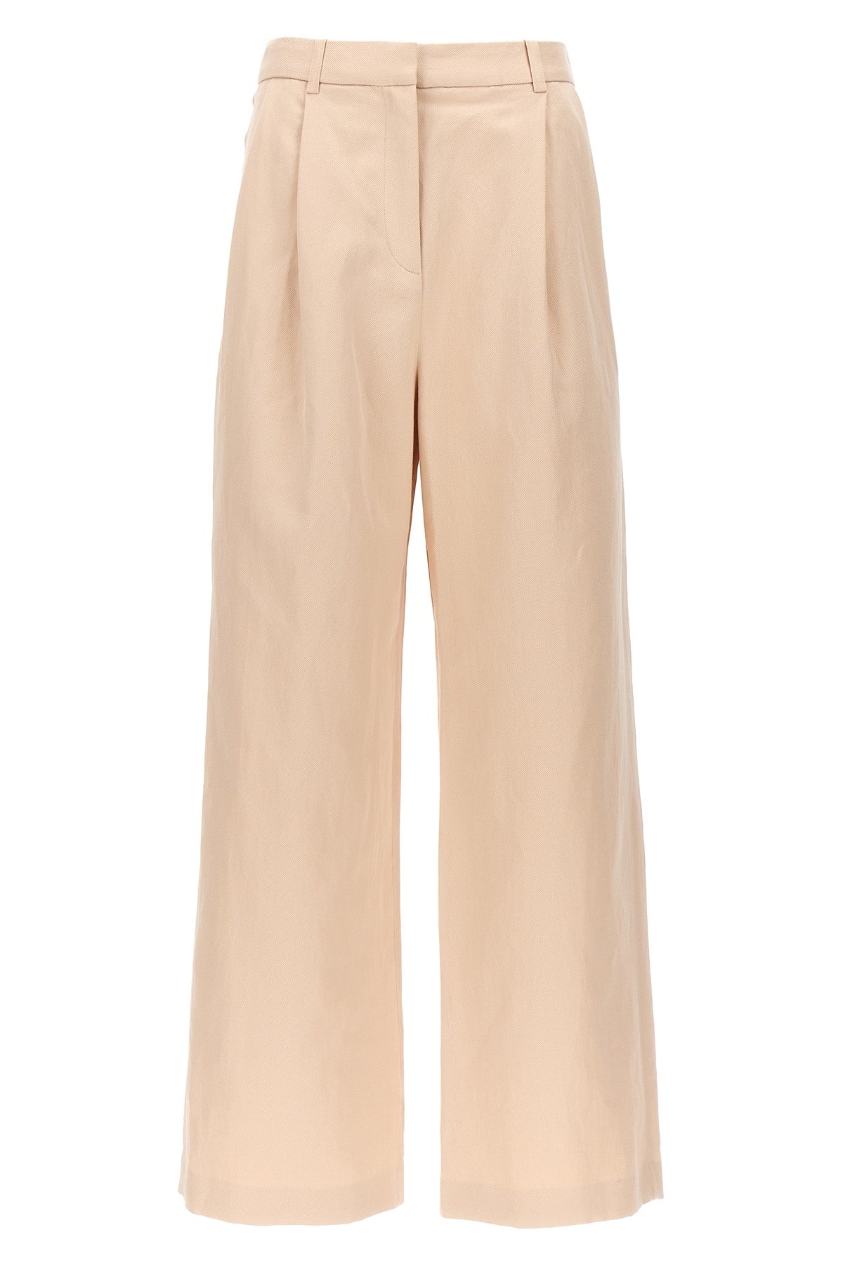 idai cotton and linen blend pants