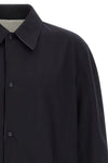 reversible lightweight jacket - flight line in solid color waterproof fabric a