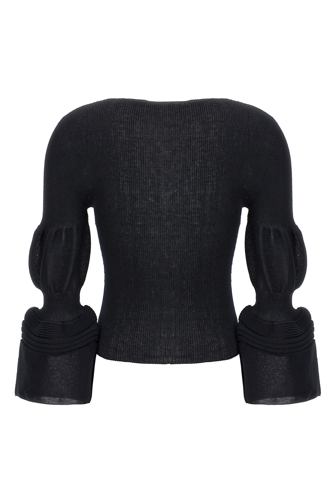 ISSEY MIYAKE 2 assemblage branch ramie blend knit top