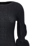 assemblage branch ramie blend knit top