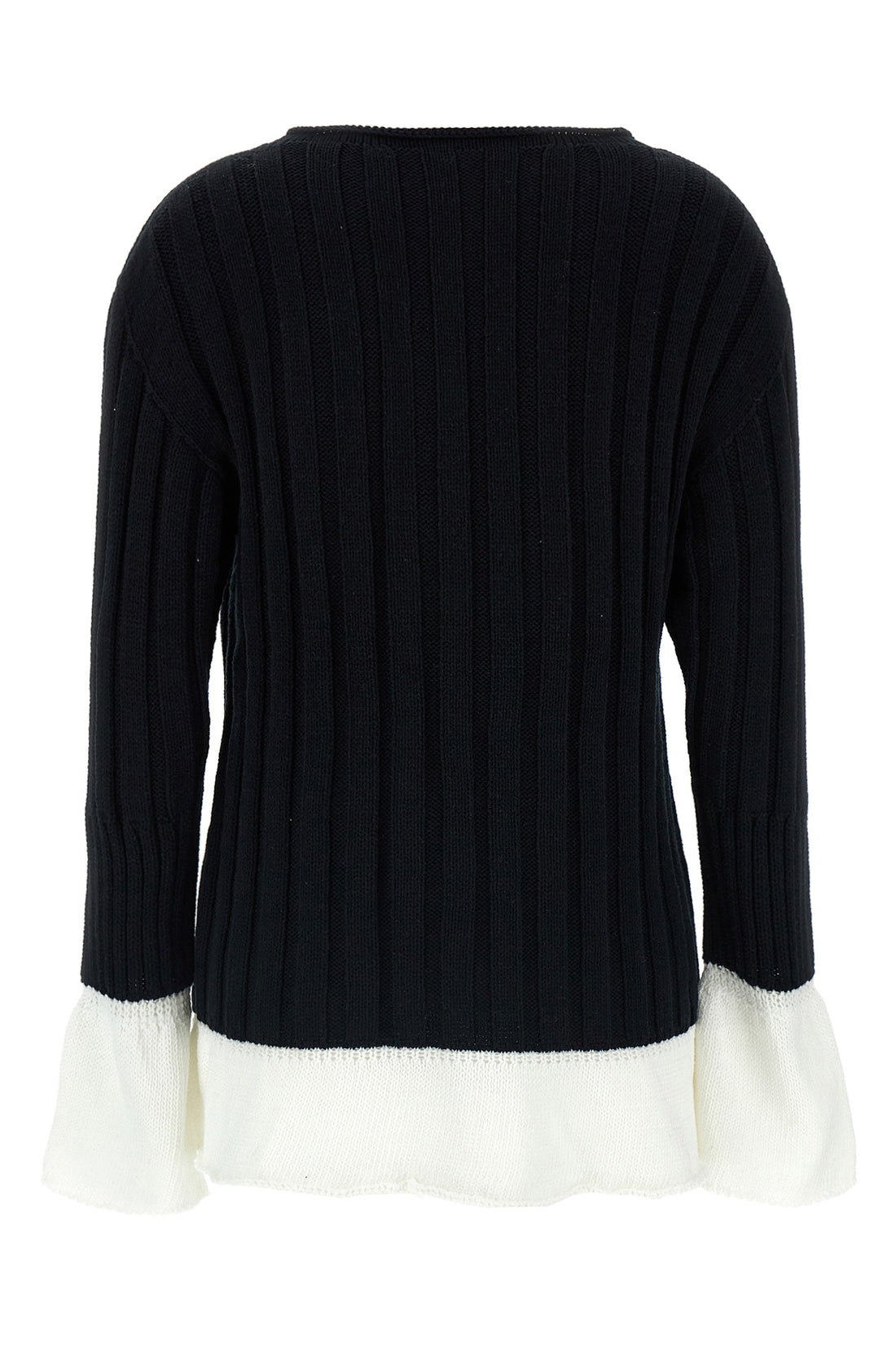 ISSEY MIYAKE 2 behind the scenes ribbed cotton sweater