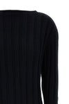 behind the scenes ribbed cotton sweater