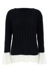 behind the scenes ribbed cotton sweater