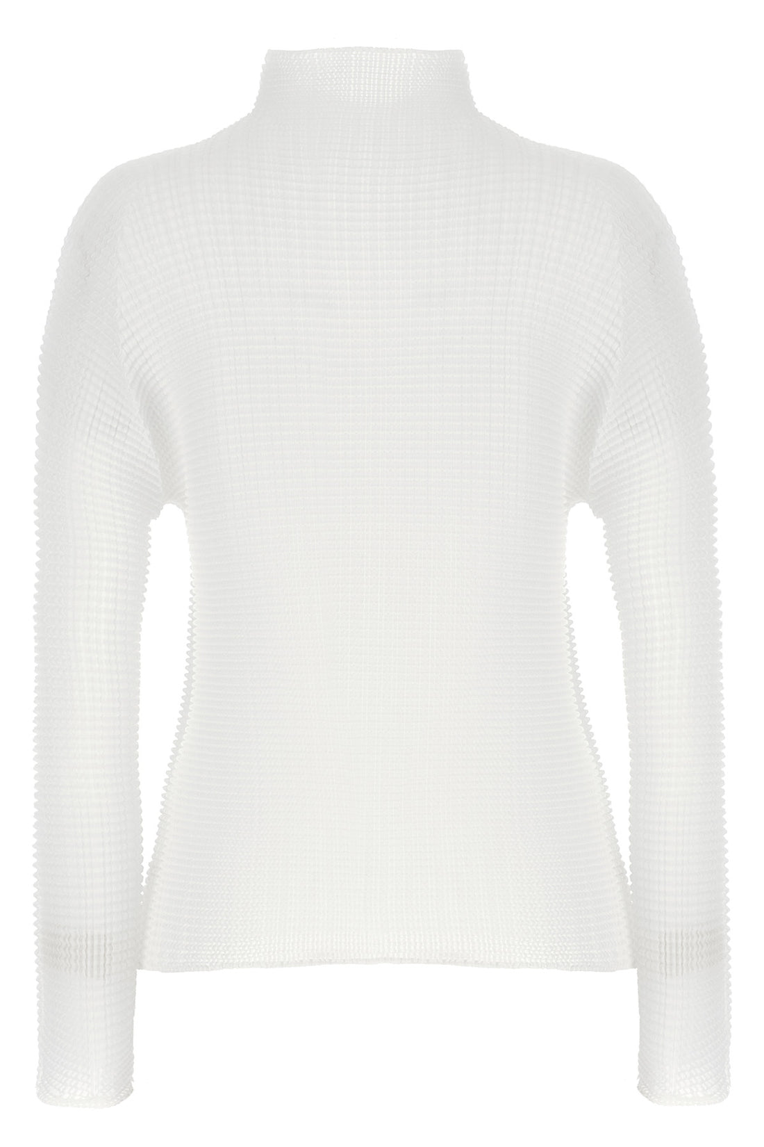 ISSEY MIYAKE 2 wooly pleats-56 pleated fabric blouse