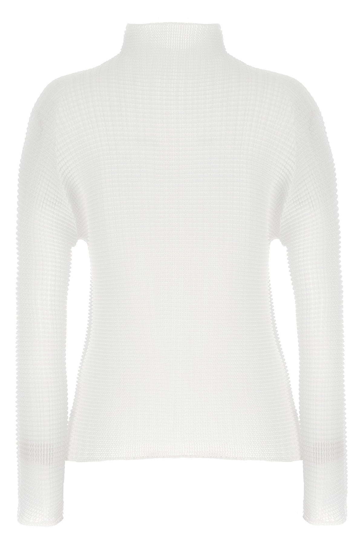 wooly pleats-56 pleated fabric blouse