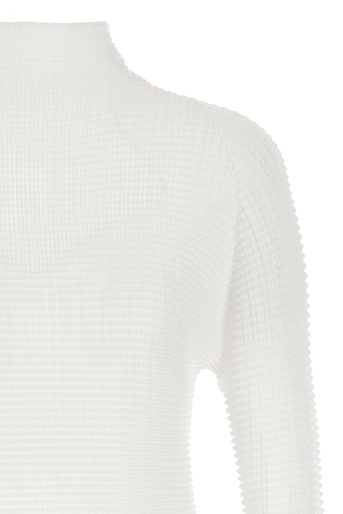wooly pleats-56 pleated fabric blouse