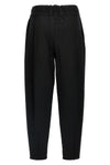 champagne stretch cotton blend pants