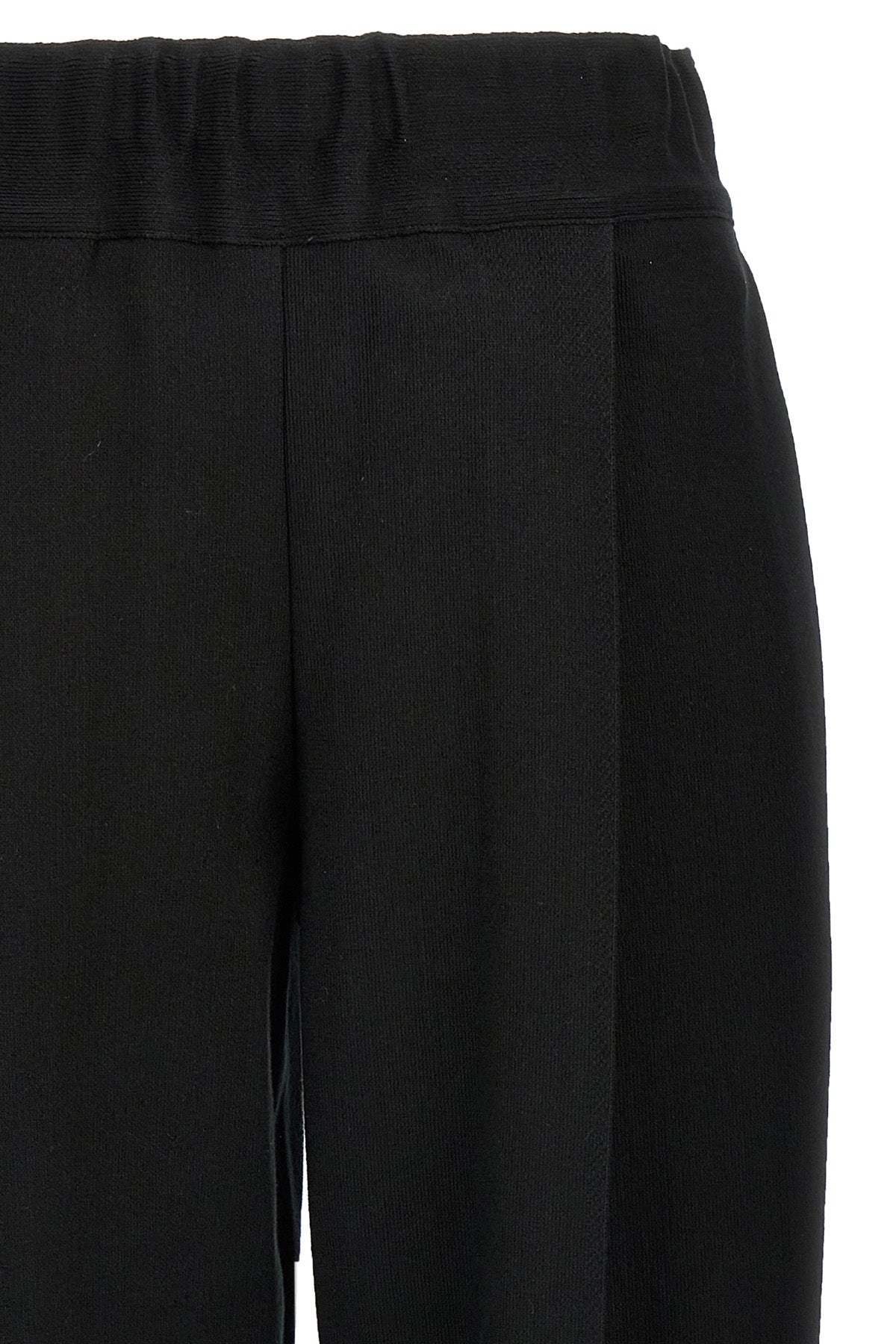 champagne stretch cotton blend pants