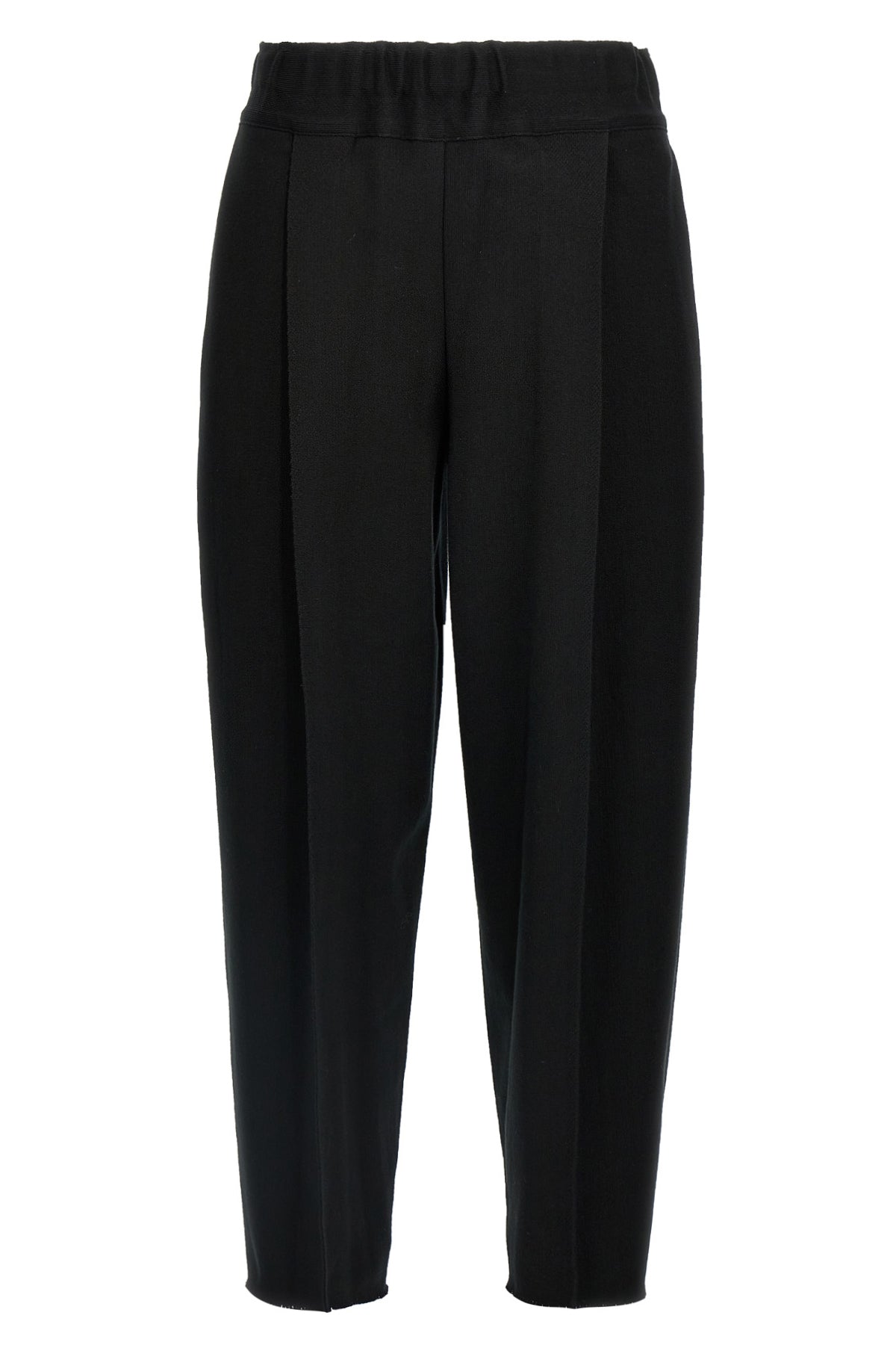 champagne stretch cotton blend pants