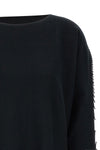 campagne crewneck sweater in stretch cotton blend