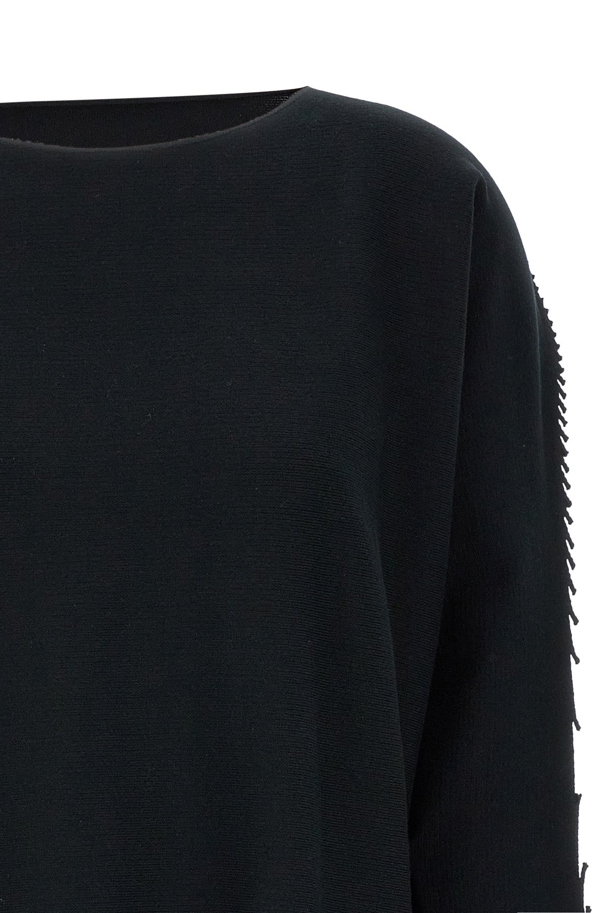 campagne crewneck sweater in stretch cotton blend
