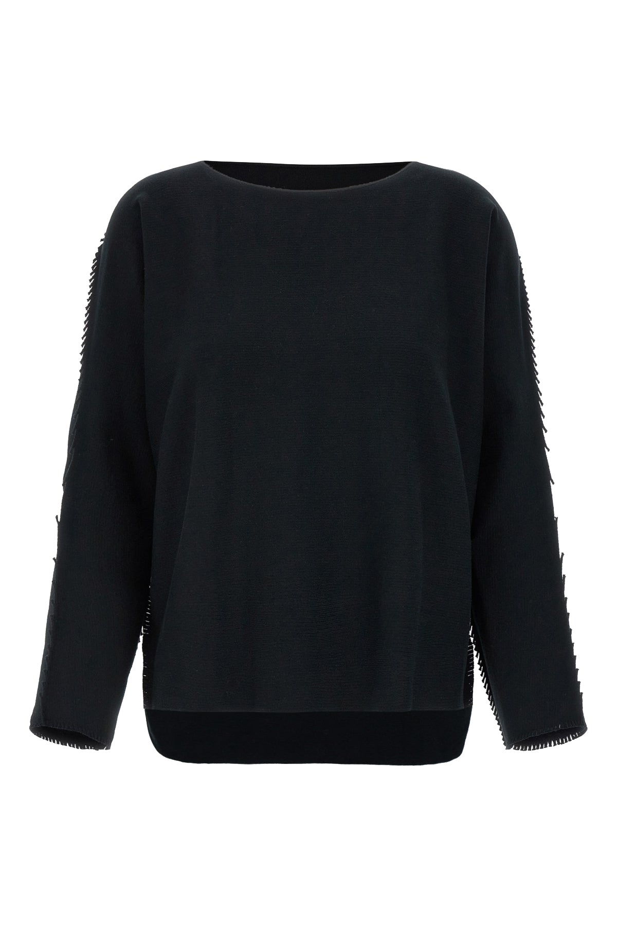 campagne crewneck sweater in stretch cotton blend