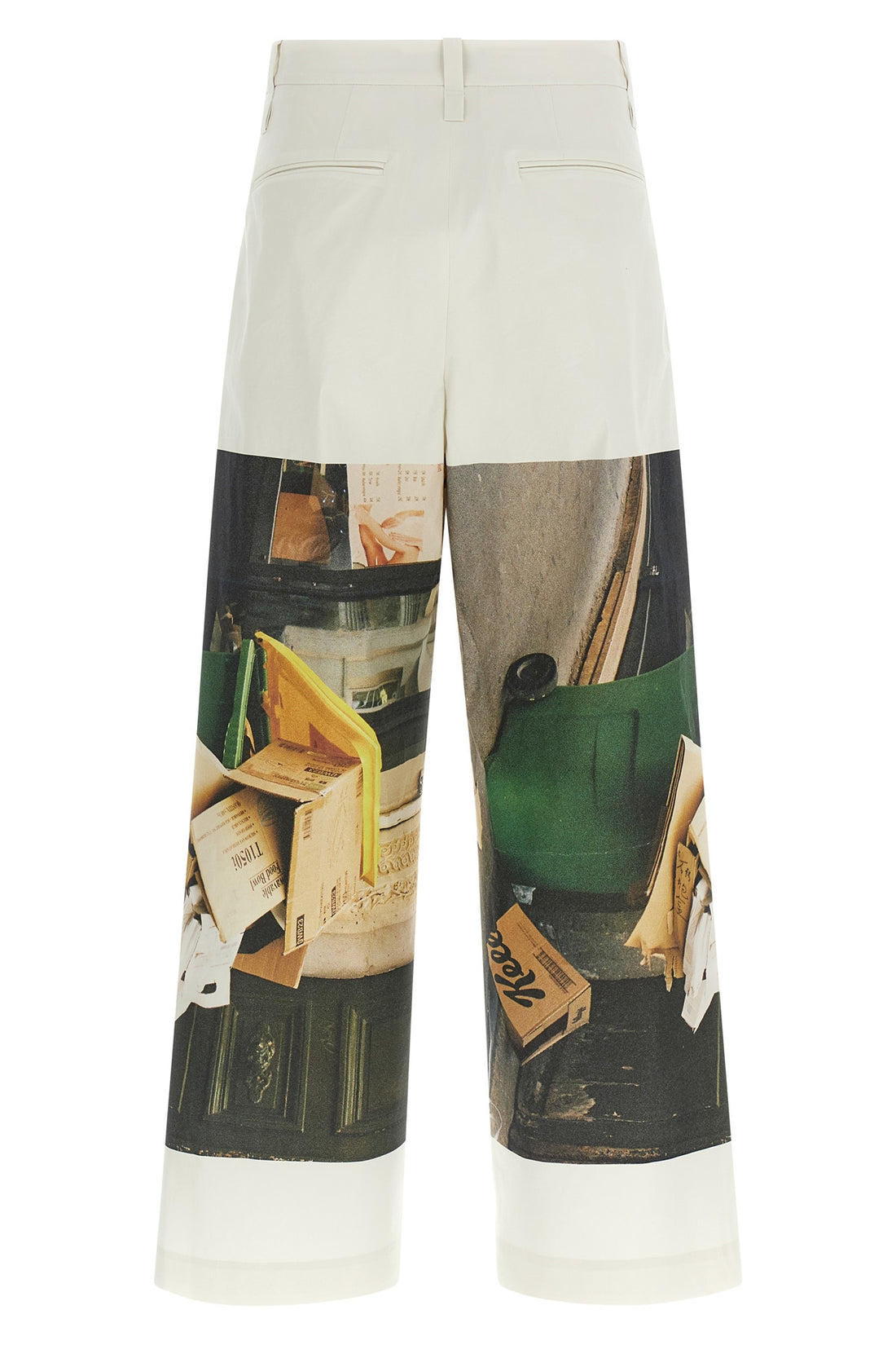 ISSEY MIYAKE 2 street view cotton blend pants