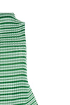 long generic stripes (machine pleats) dress in semi-transparent pleated fabric