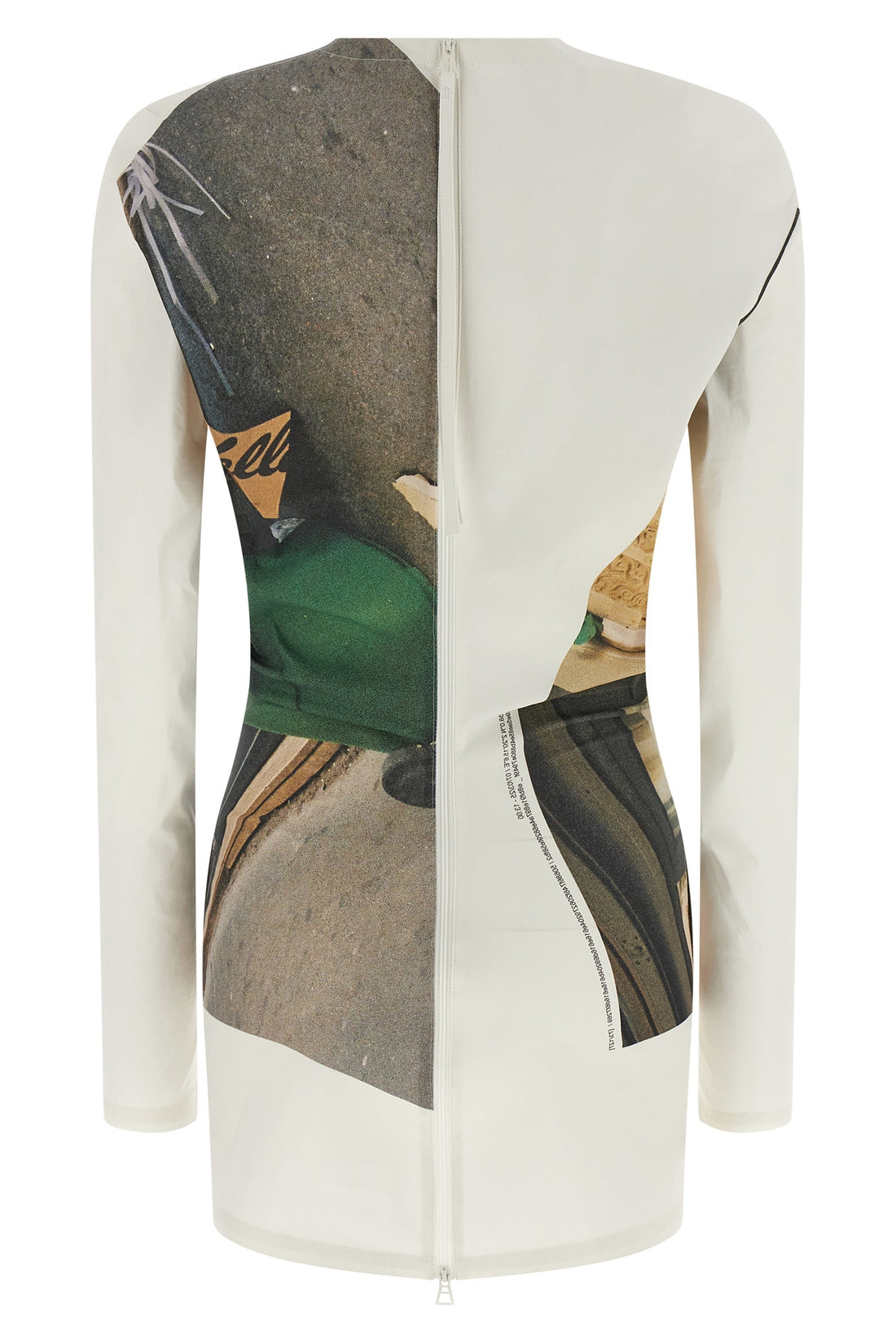 ISSEY MIYAKE 3 street view cotton blend blouse