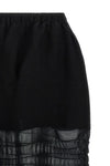 moving knit fabric midi skirt
