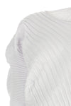 knit (as it is) ribbed fabric top