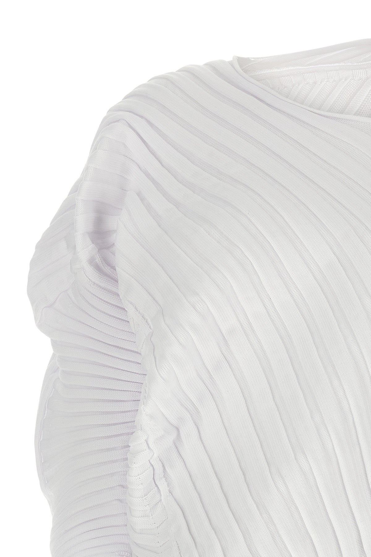 knit (as it is) ribbed fabric top