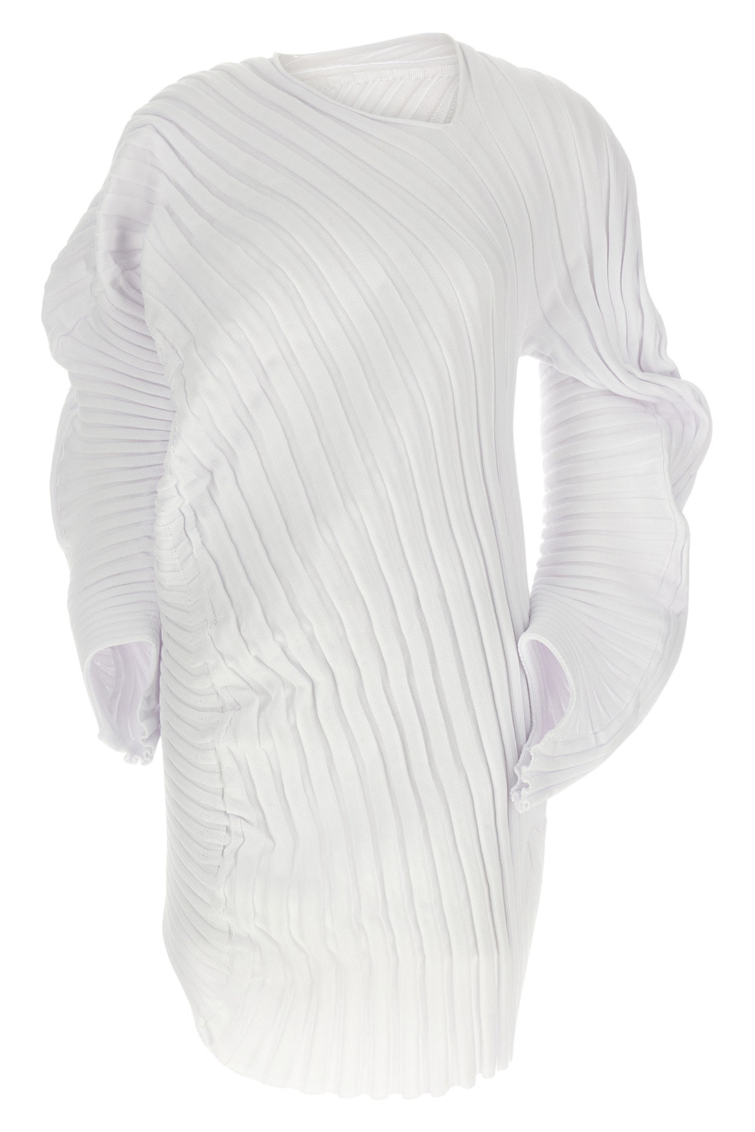 ISSEY MIYAKE 2 knit (as it is) ribbed fabric top