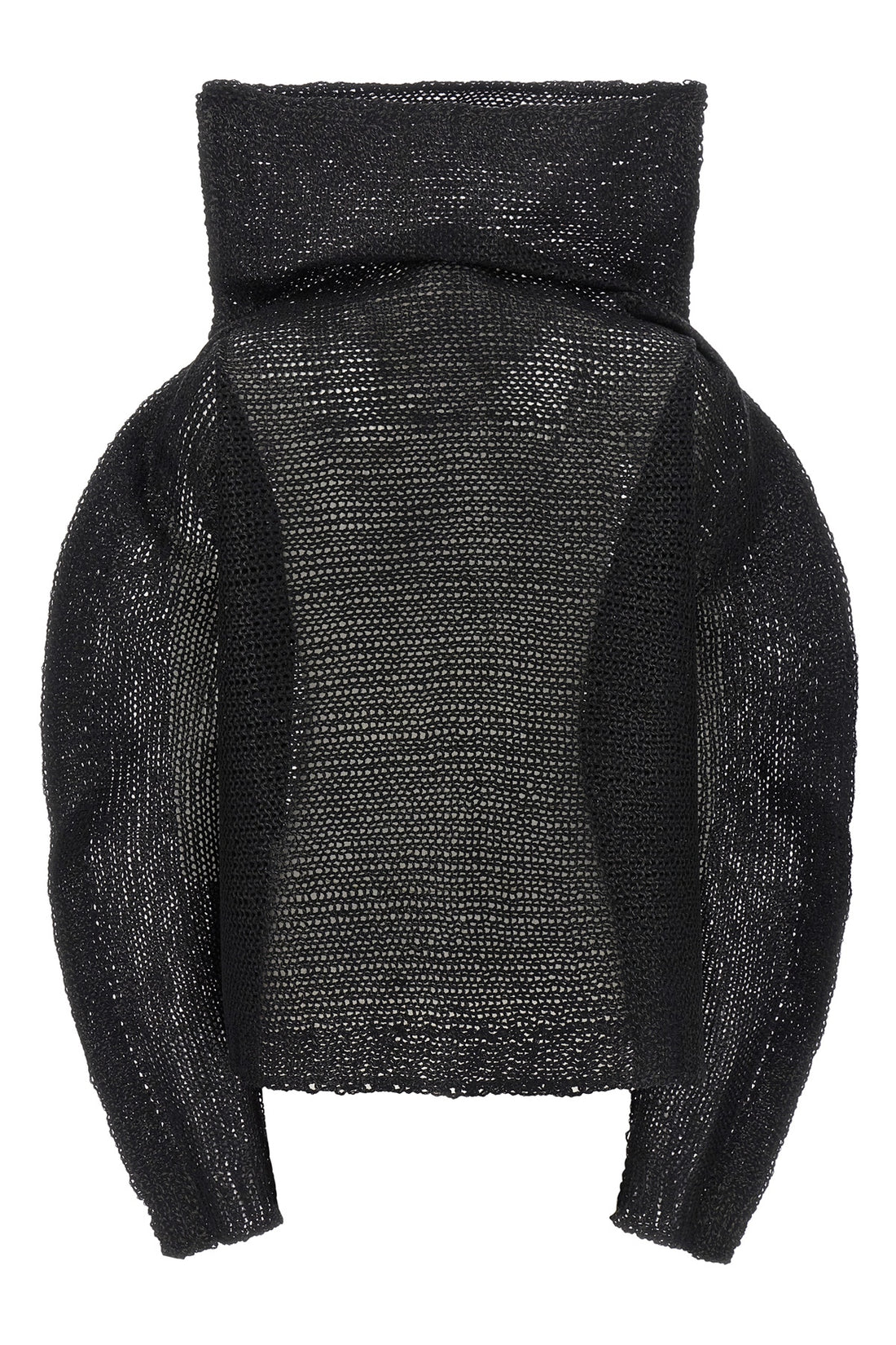 ISSEY MIYAKE 2 panini wool and alpaca yarn blend top