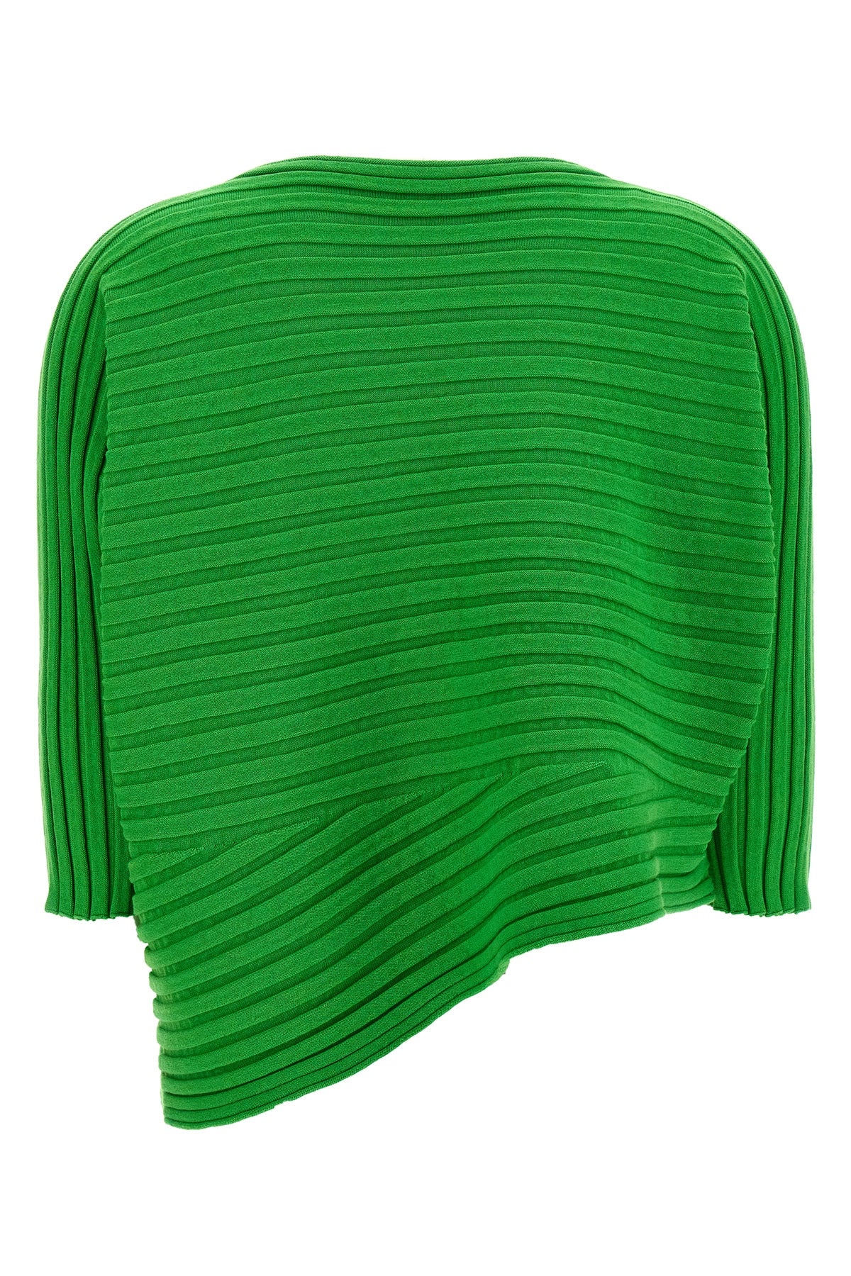 cotton cashmere knit top made of cashmere knit using a mix of two knit structu