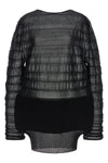 moving knit fabric top