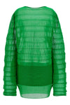 moving knit fabric top