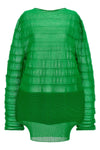 moving knit fabric top