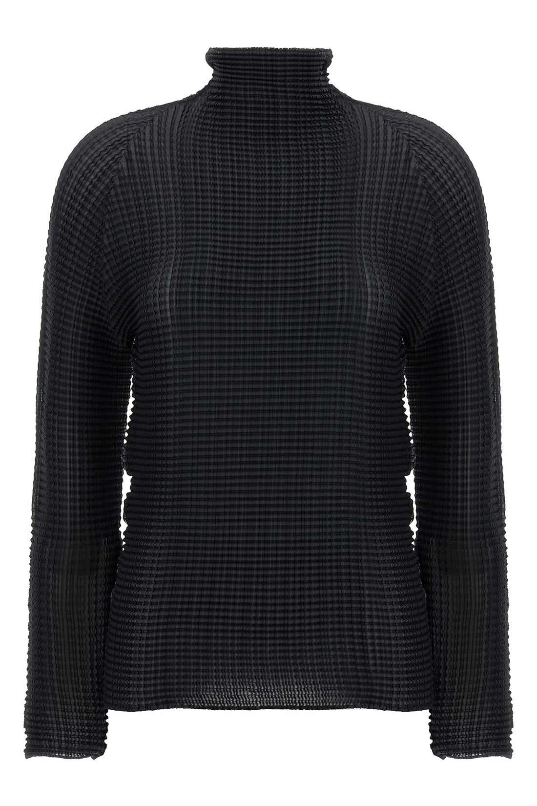 ISSEY MIYAKE 2 wooly pleats pleated blouse