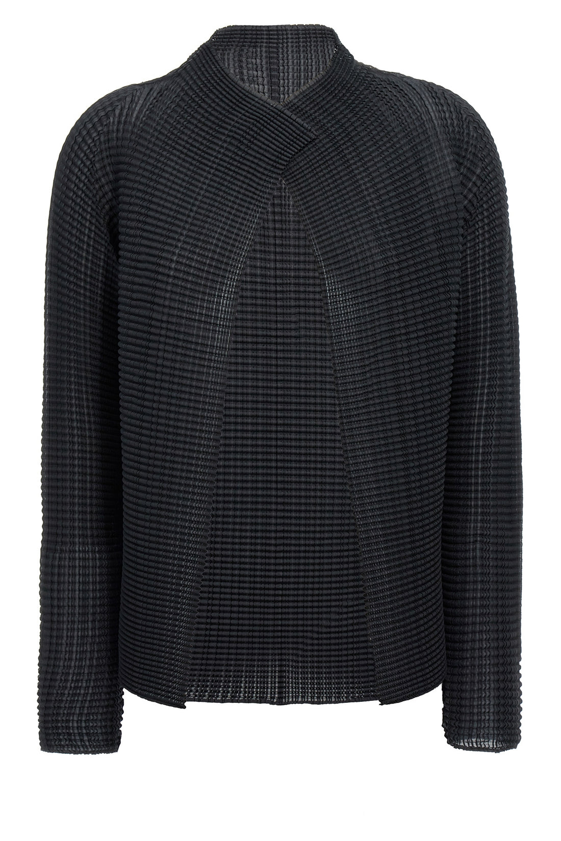 ISSEY MIYAKE 2 wooly pleats pleated cardigan
