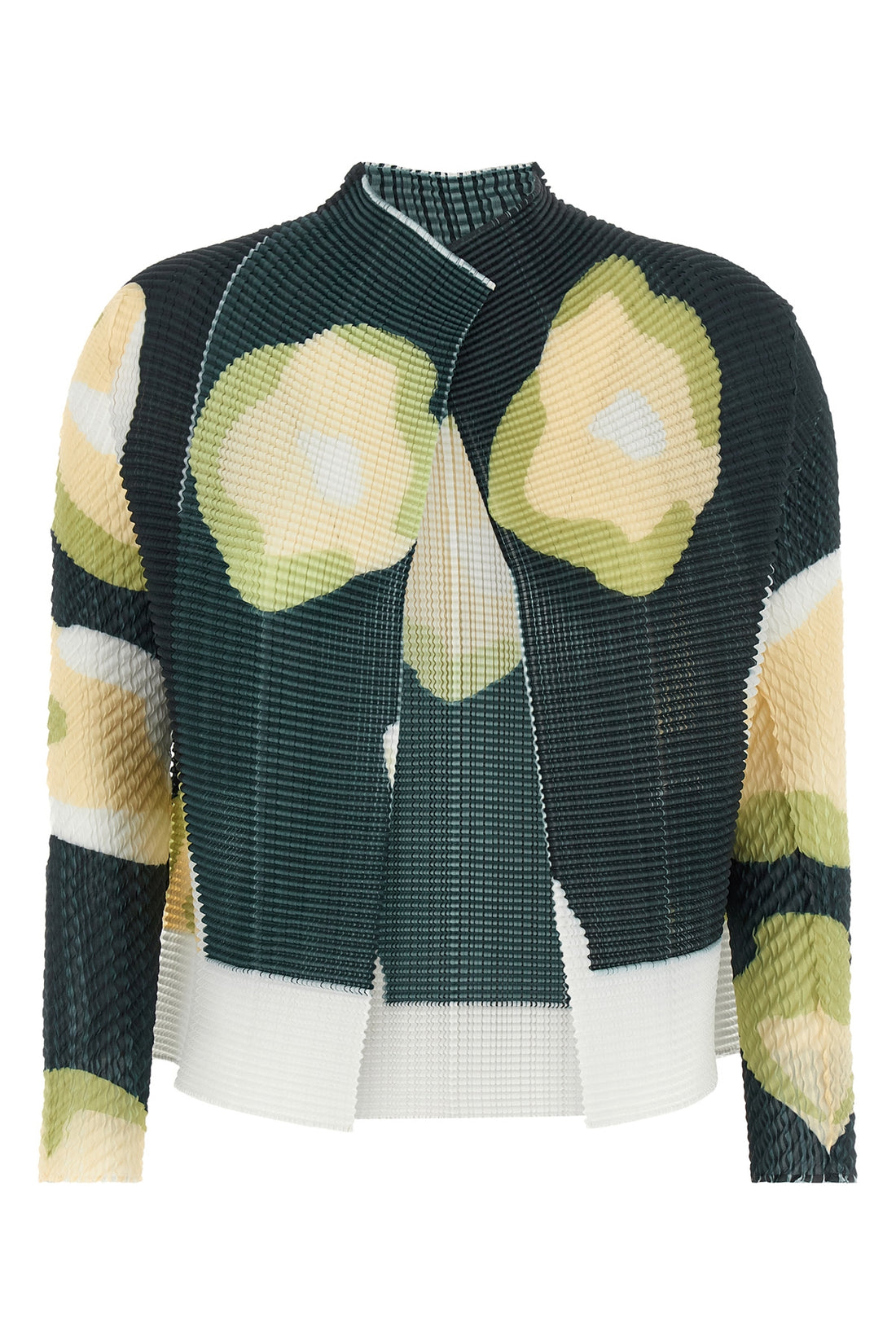 ISSEY MIYAKE 2 verve pleats top cardigan in pleated fabric