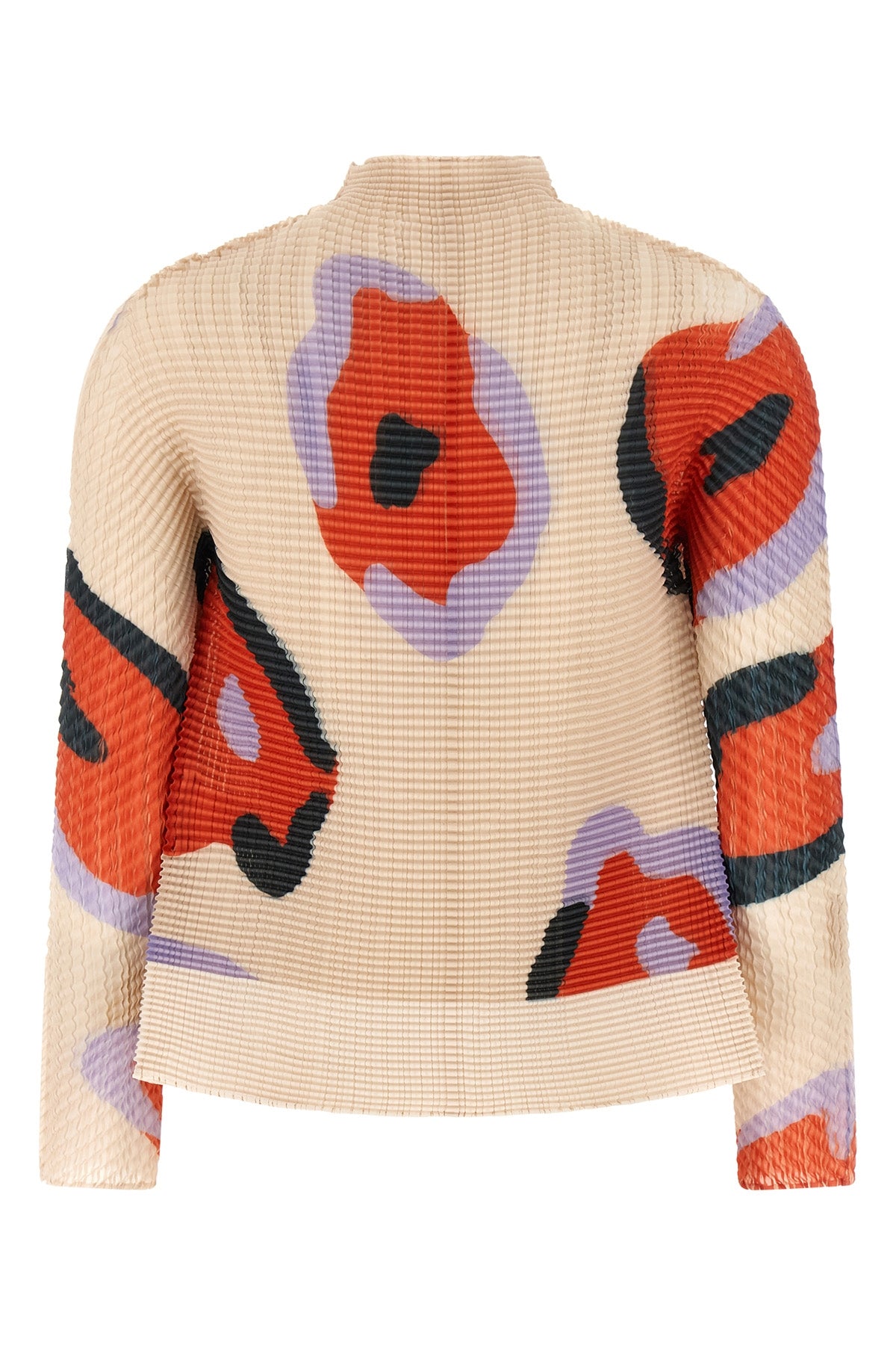 verve pleats top cardigan in pleated fabric