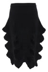 linkage knitted skirt