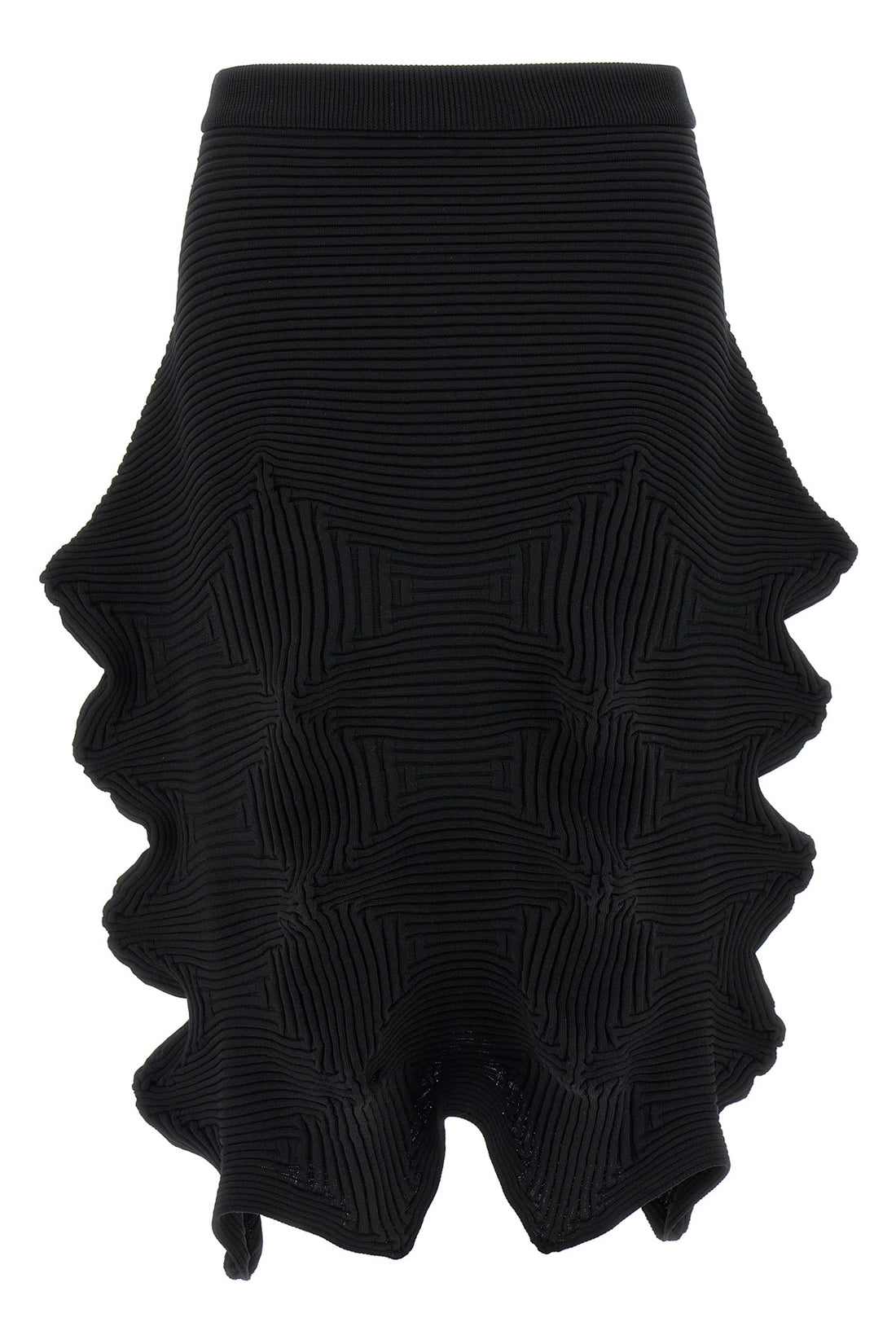 ISSEY MIYAKE 2 linkage knitted skirt