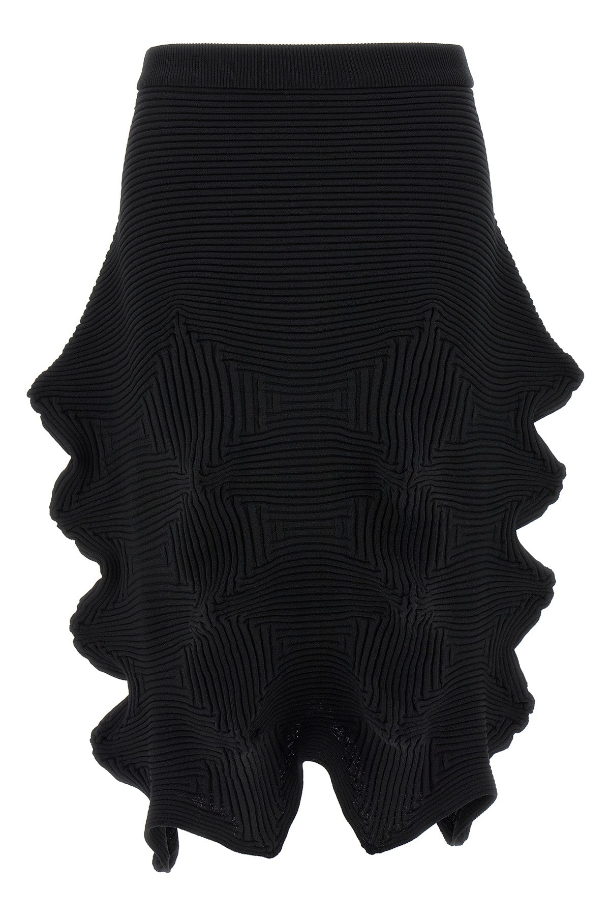 linkage knitted skirt