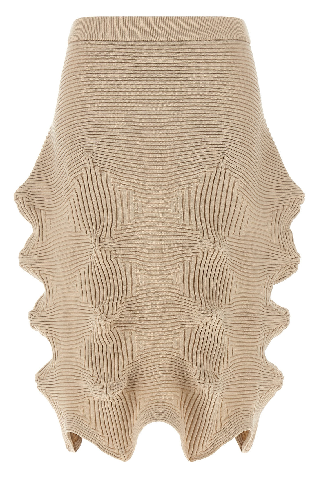 ISSEY MIYAKE 2 linkage knitted skirt