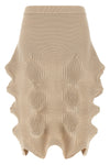 linkage knitted skirt