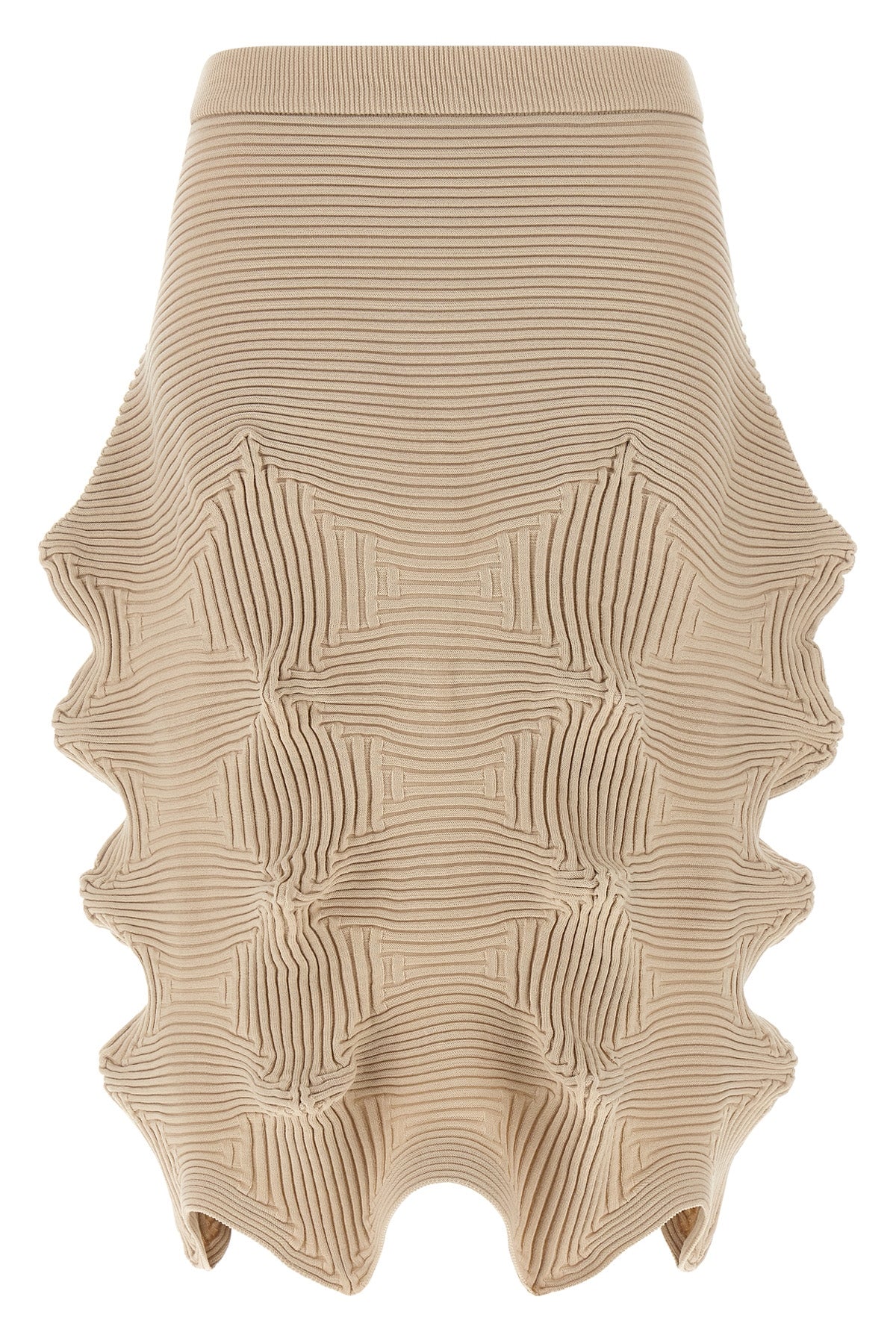 linkage knitted skirt