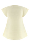 mini corrugated knit dress in ribbed fabric