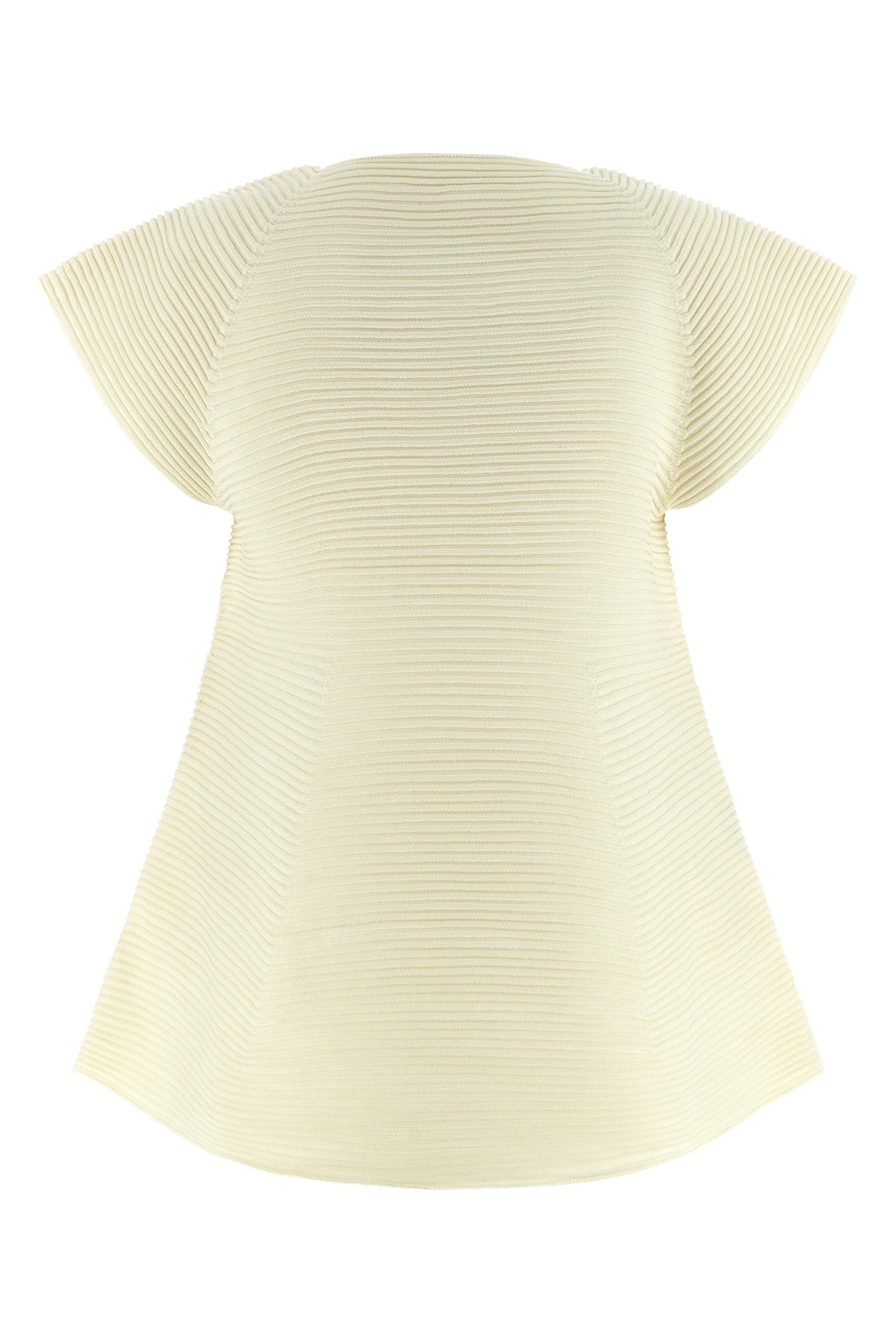 mini corrugated knit dress in ribbed fabric