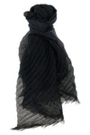 the stole issey miyake gradation ramie pleats sets new standards in textile sc