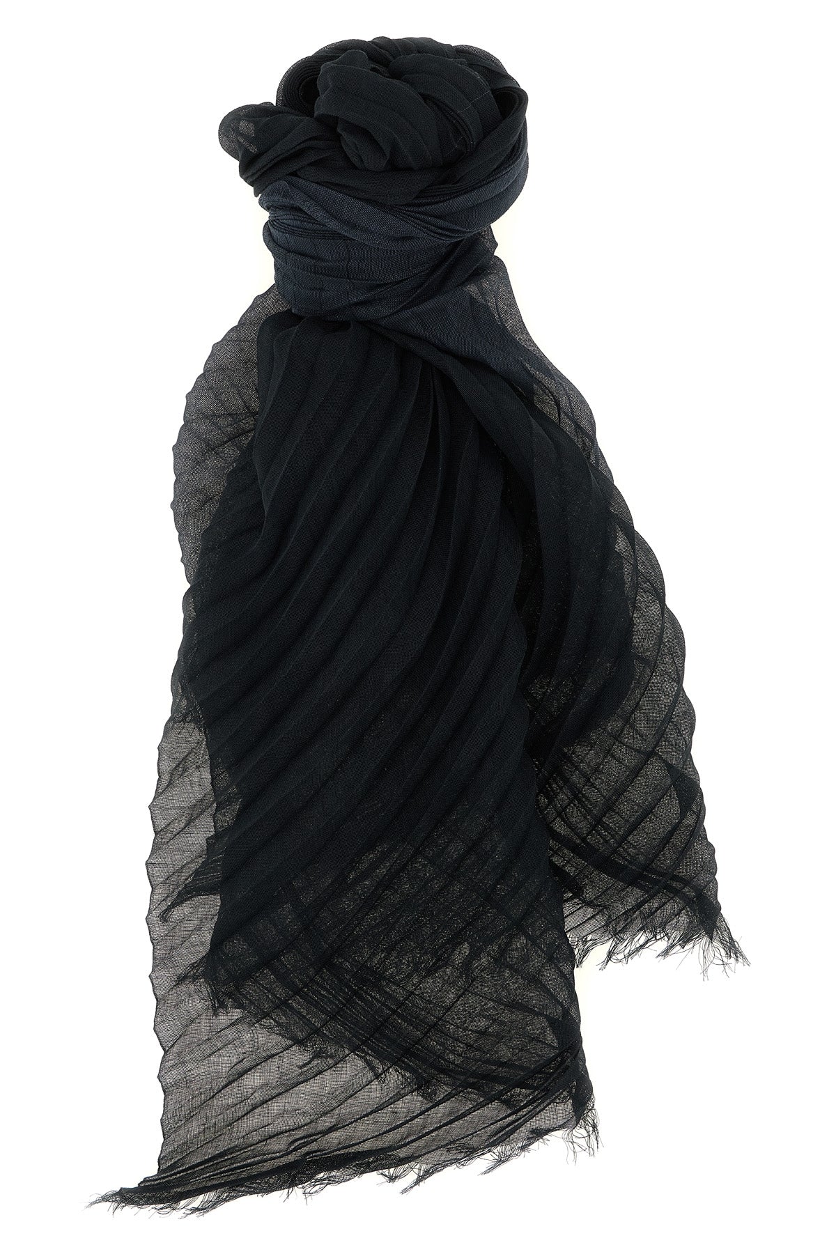 the stole issey miyake gradation ramie pleats sets new standards in textile sc