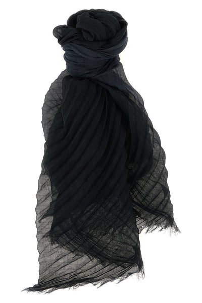 the stole issey miyake gradation ramie pleats sets new standards in textile sc