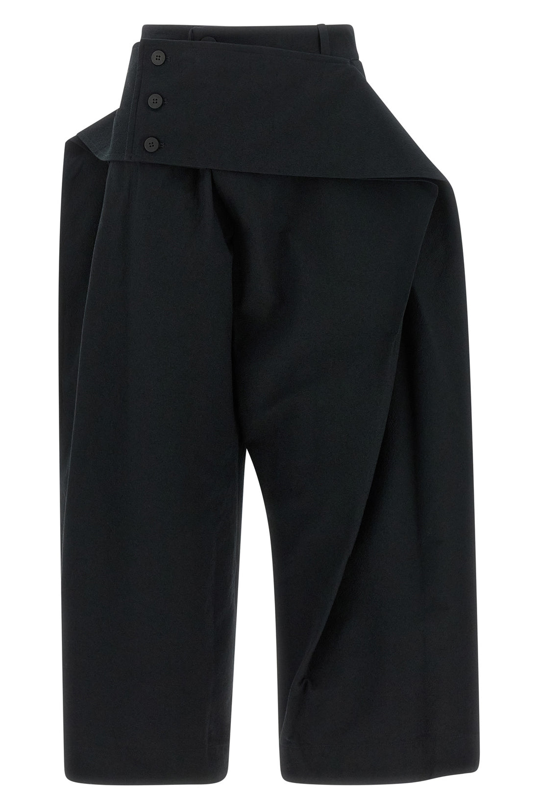 ISSEY MIYAKE 1 the issey miyake grainy pants define the space through architectural volumes