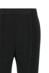 the rhombus pleats issey miyake cropped pants redefine the silhouette through