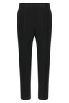 the rhombus pleats issey miyake cropped pants redefine the silhouette through