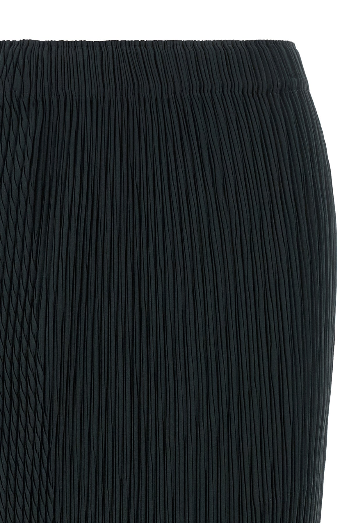 the leaf pleats issey miyake skirt redefines volumes through rigorous pleated